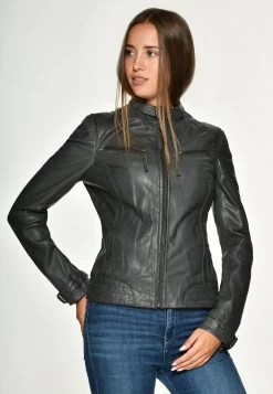 Mustang Ryana - Veste En Cuir - Dark Grey