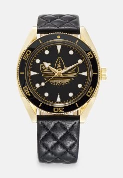 Adidas Originals Edition Two Icon Unisex - Montre - Black/Gold-Coloured