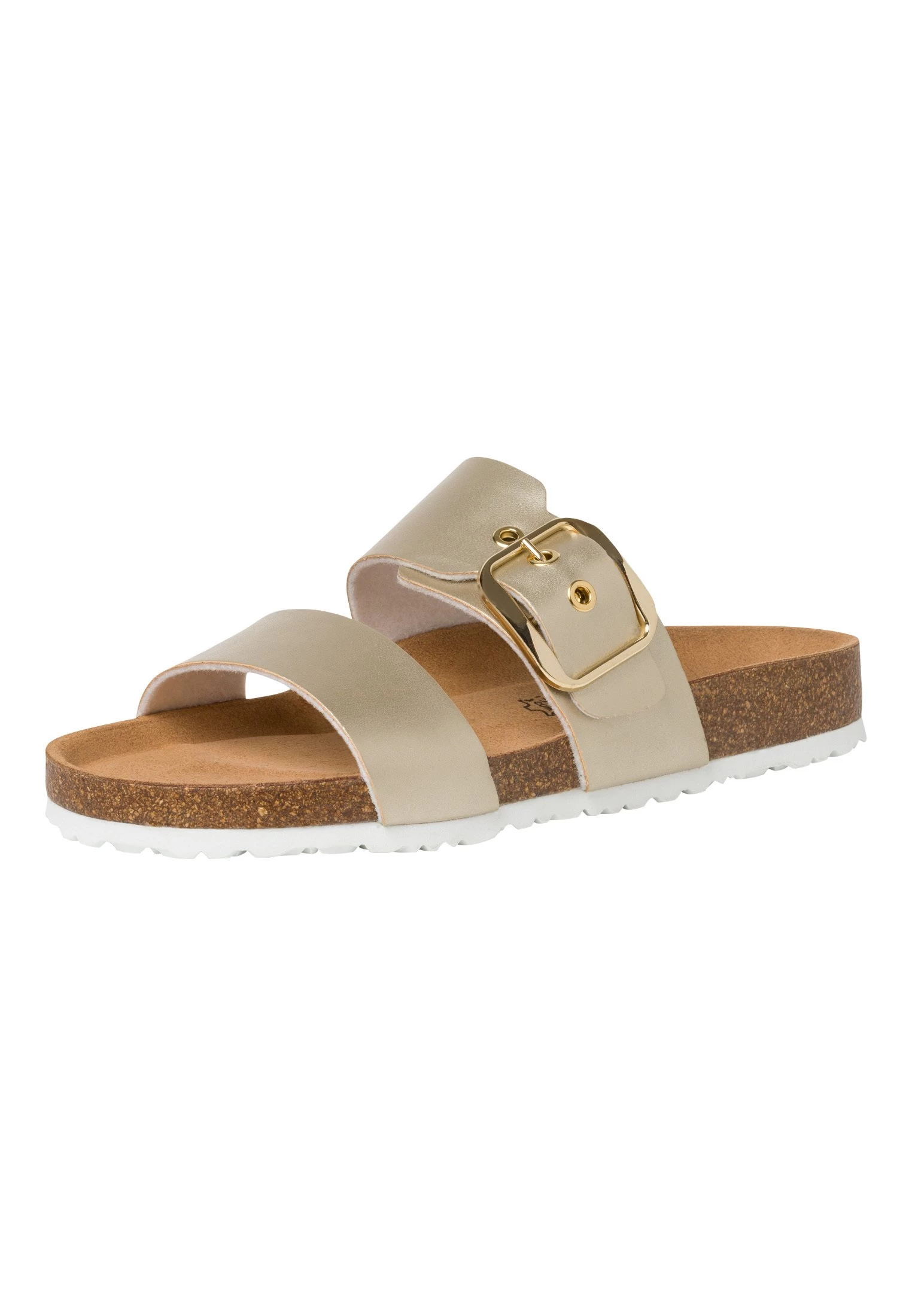 Tamaris Mules - Light Gold – Image 2