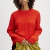 Gestuz Alpha Roundneck - Pullover - Red Alert Melange