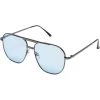 URBAN CLASSICS Manila - Lunettes De Soleil - Gunmetal Batikblue