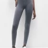 PULL & BEAR Long Faded - Legging - Dark Grey
