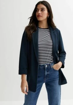 New Look Revere Collar 3/4 Sleeve - Blazer - Navy