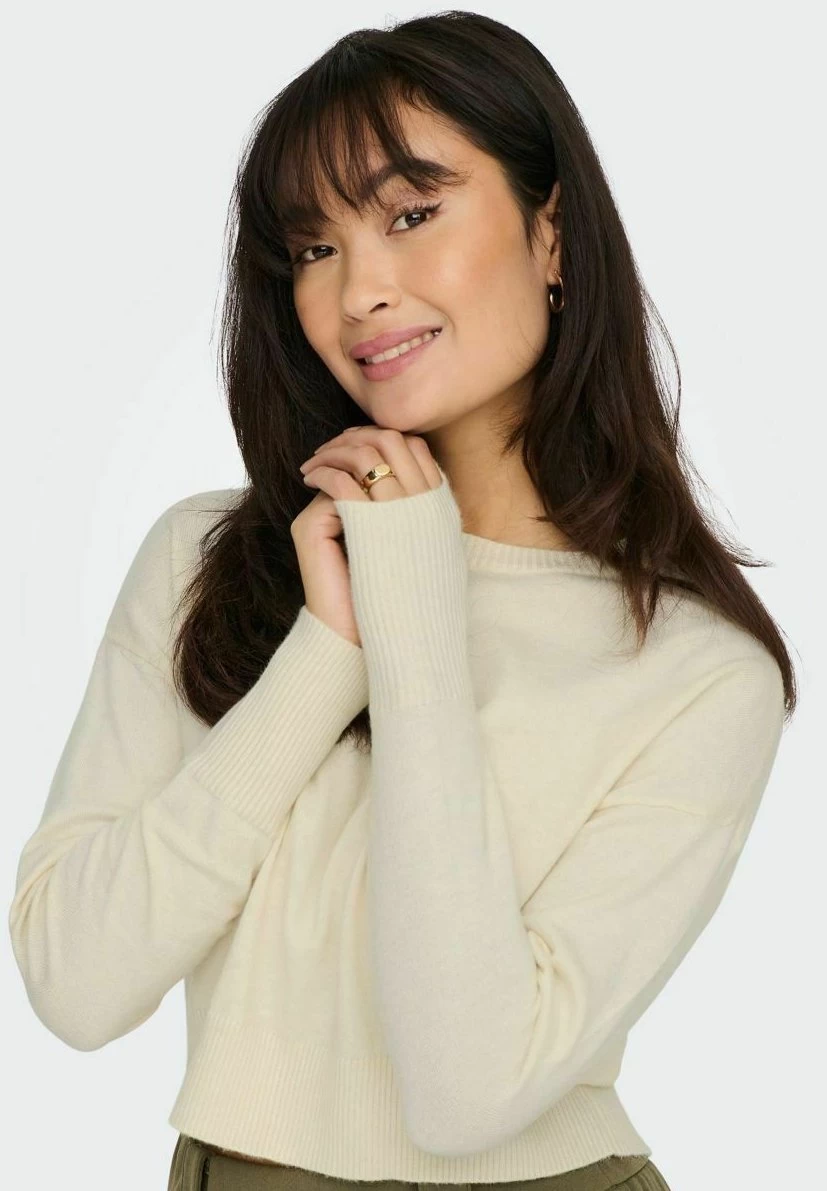 ONLY Kurzer - Pullover - Whitecap Gray – Image 5