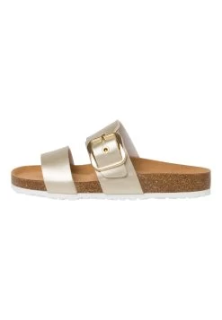 Tamaris Mules - Light Gold