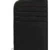Lacoste Zip Credit Card Holder - Portefeuille - Black