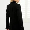Next Double Breasted Standard - Manteau Court - Black