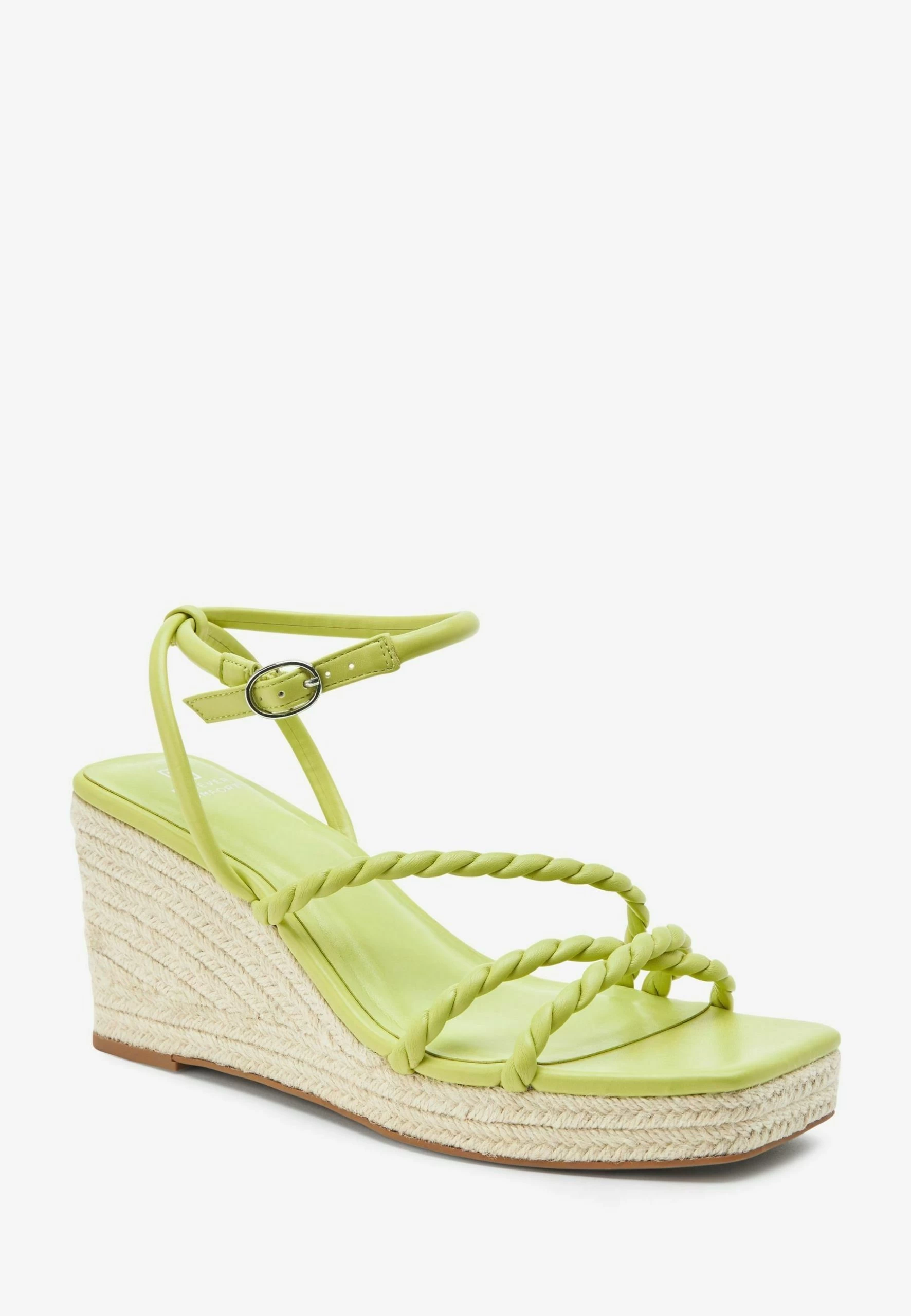 Next Forever Comfort Rope Standard - Sandales Compensées - Lime Green – Image 2