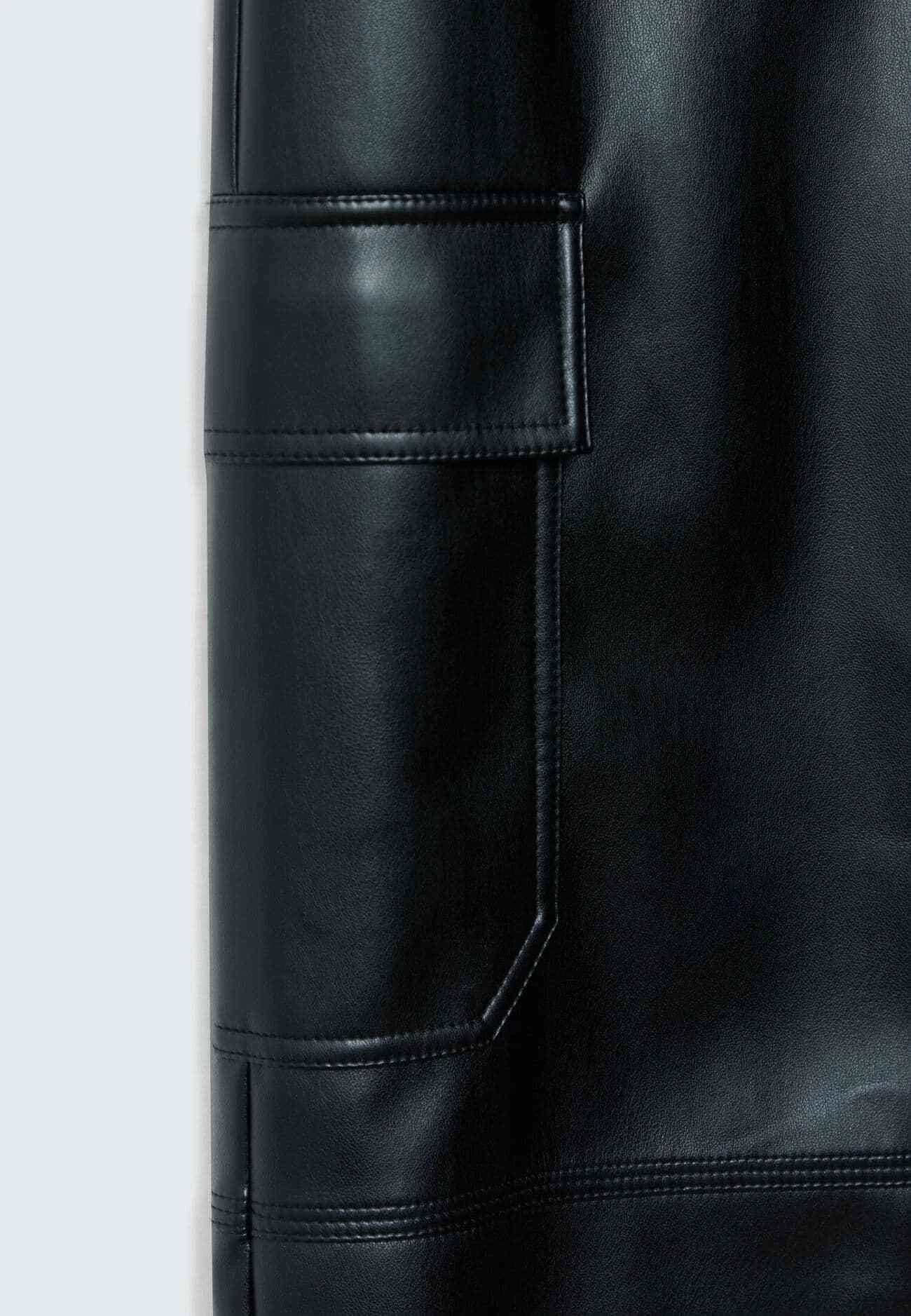 Stradivarius Pantalon Cargo - Black – Image 6