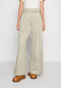 Wide Leg Pants - Pantalon Classique - Chalk