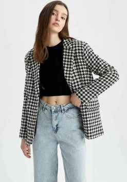 DeFacto Regular Fit - Manteau Court - Black