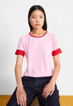 Adidas Originals Adicolor 70S Tee - T-Shirt Imprimé - True Pink