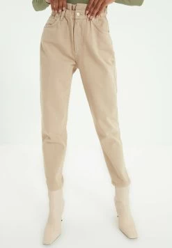 Trendyol Jeans Fuselé - Beige