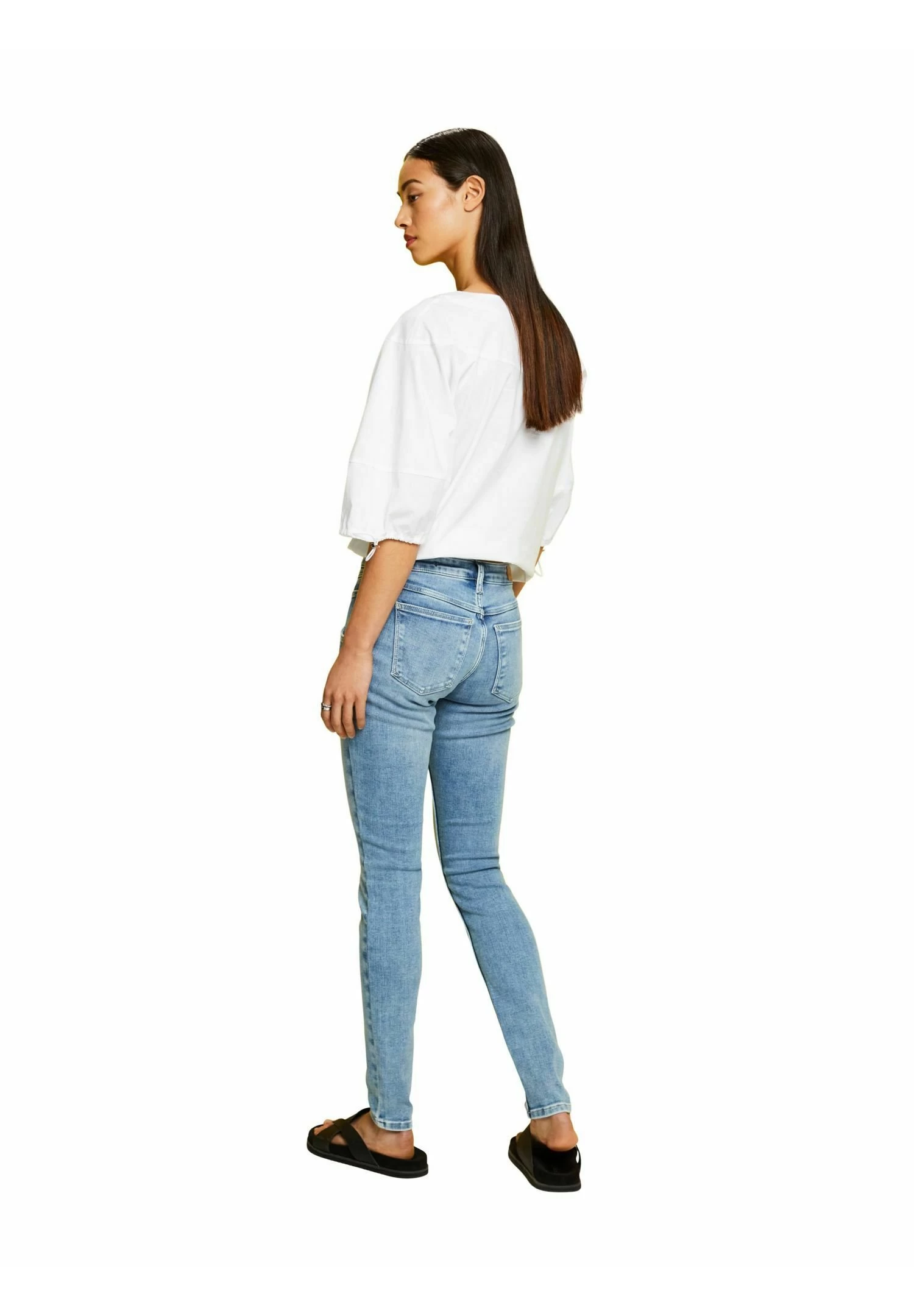 ESPRIT Aus Nachhaltiger - Jeans Skinny - Blue Light Washed – Image 2