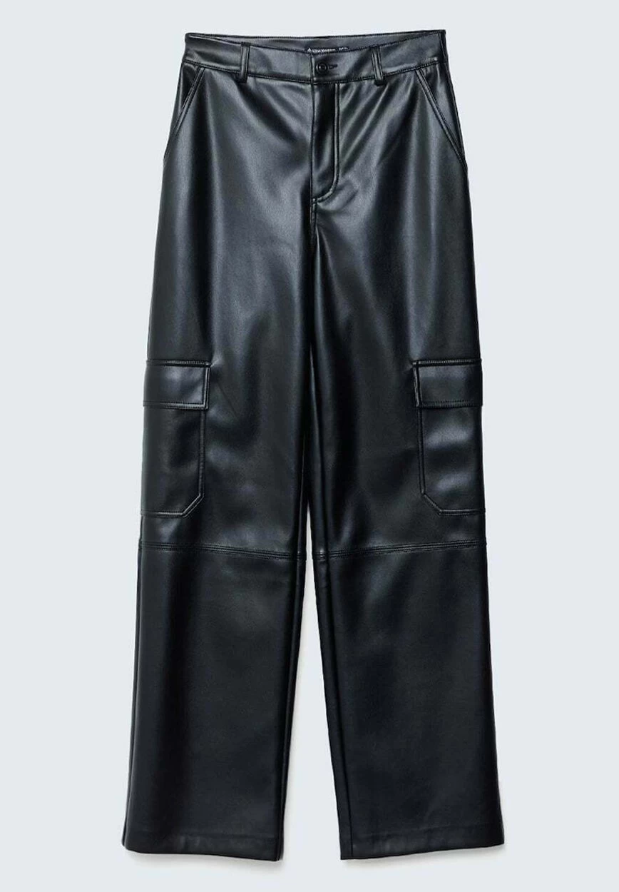 Stradivarius Pantalon Cargo - Black – Image 7