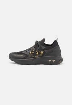 EA7 Emporio Armani Altura Unisex - Baskets Basses - Triple Black/Gold