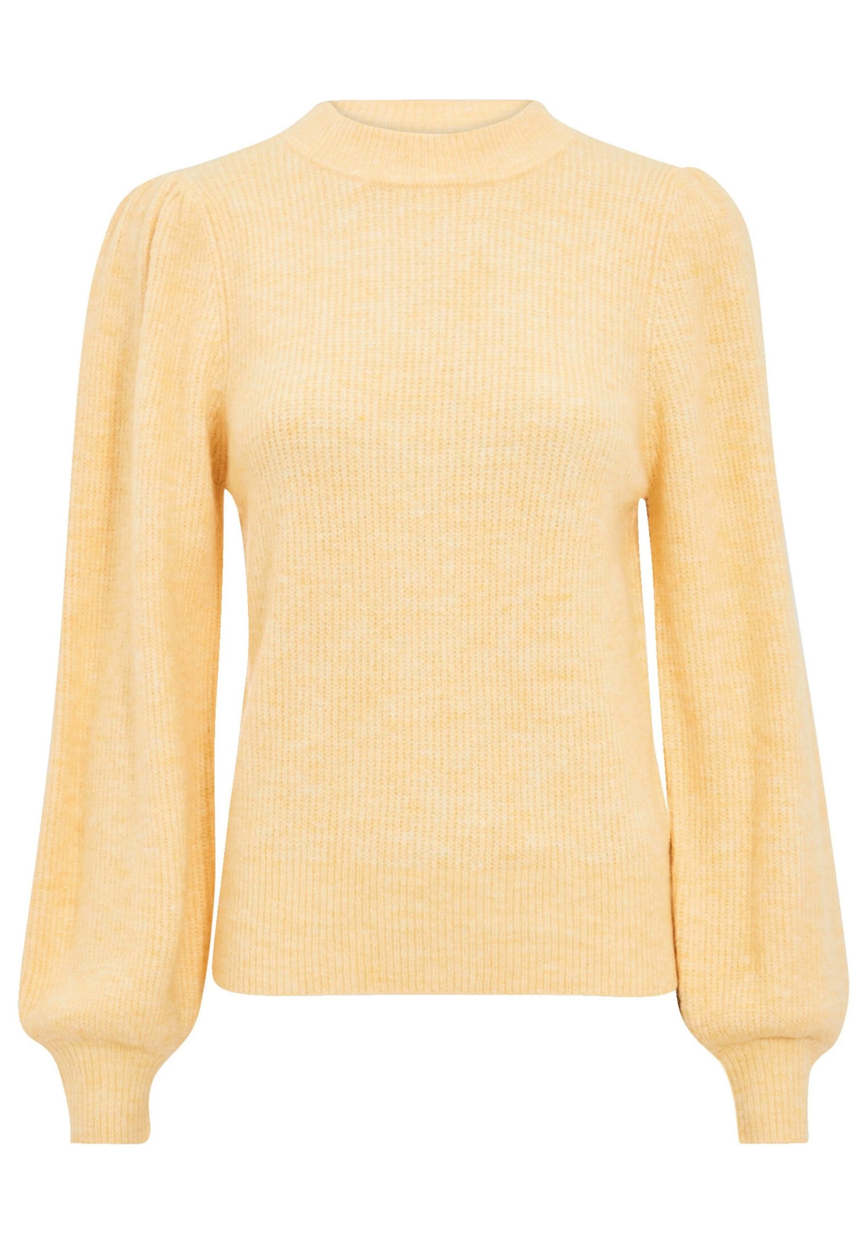 Mit Langen Ärmeln - Pullover - Jaune Moutarde – Image 5