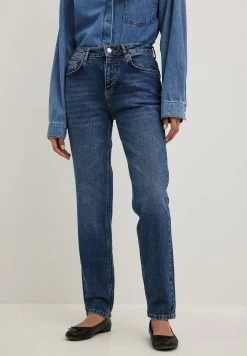 NA-KD Mit Mittlerer Taille - Jean Droit - Mid Blue