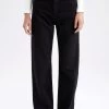 DeFacto 90'S Wide Leg - Jean Boyfriend - Black