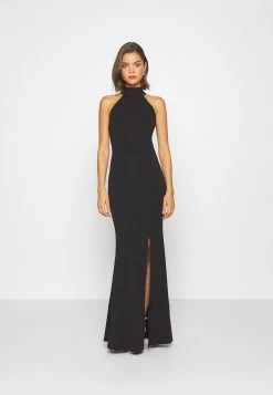 Wal G Sara Halter Neck Maxi Dress - Robe De Cocktail - Black