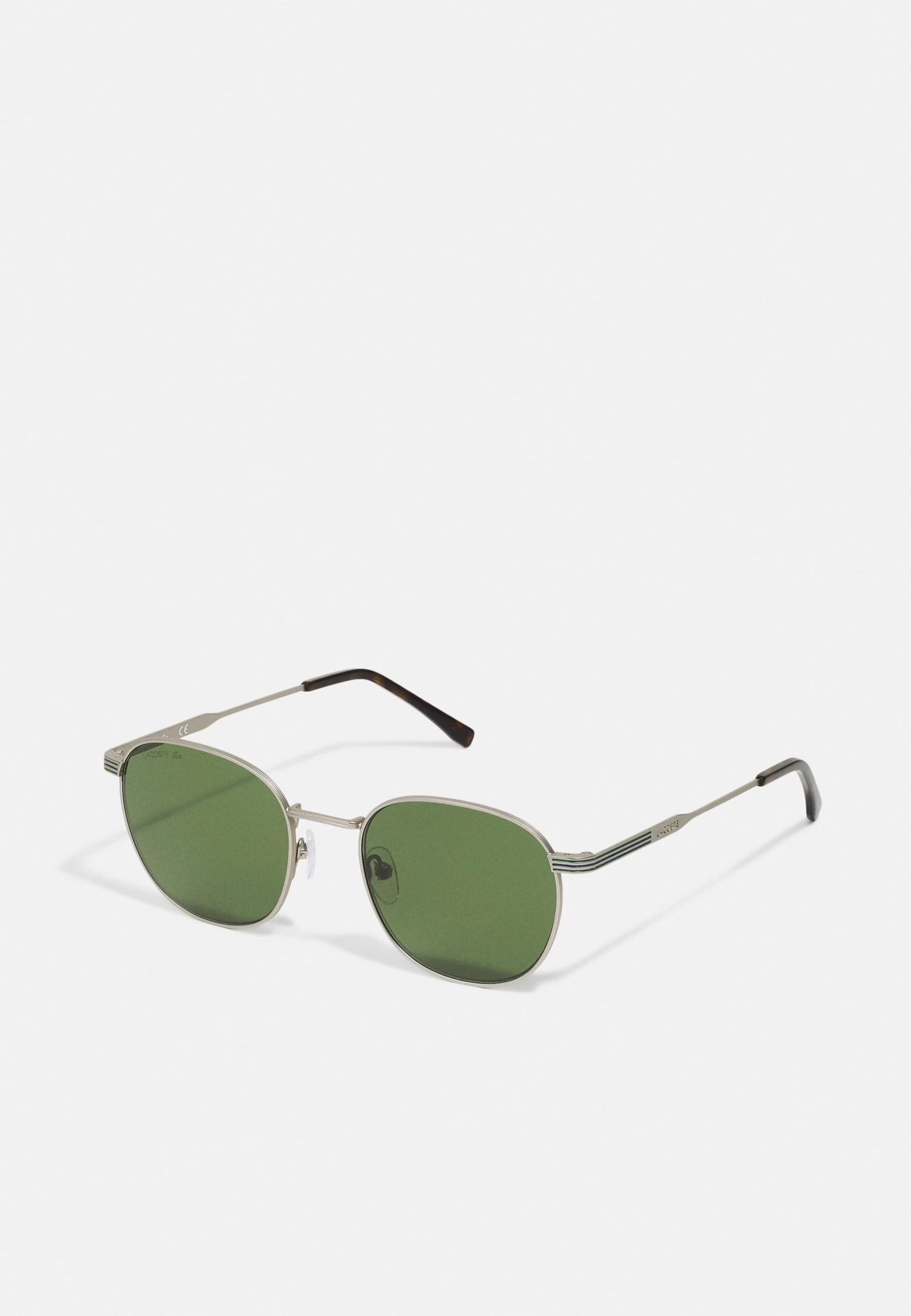 Lacoste Unisex - Lunettes De Soleil - Semimatte Silver-Coloured