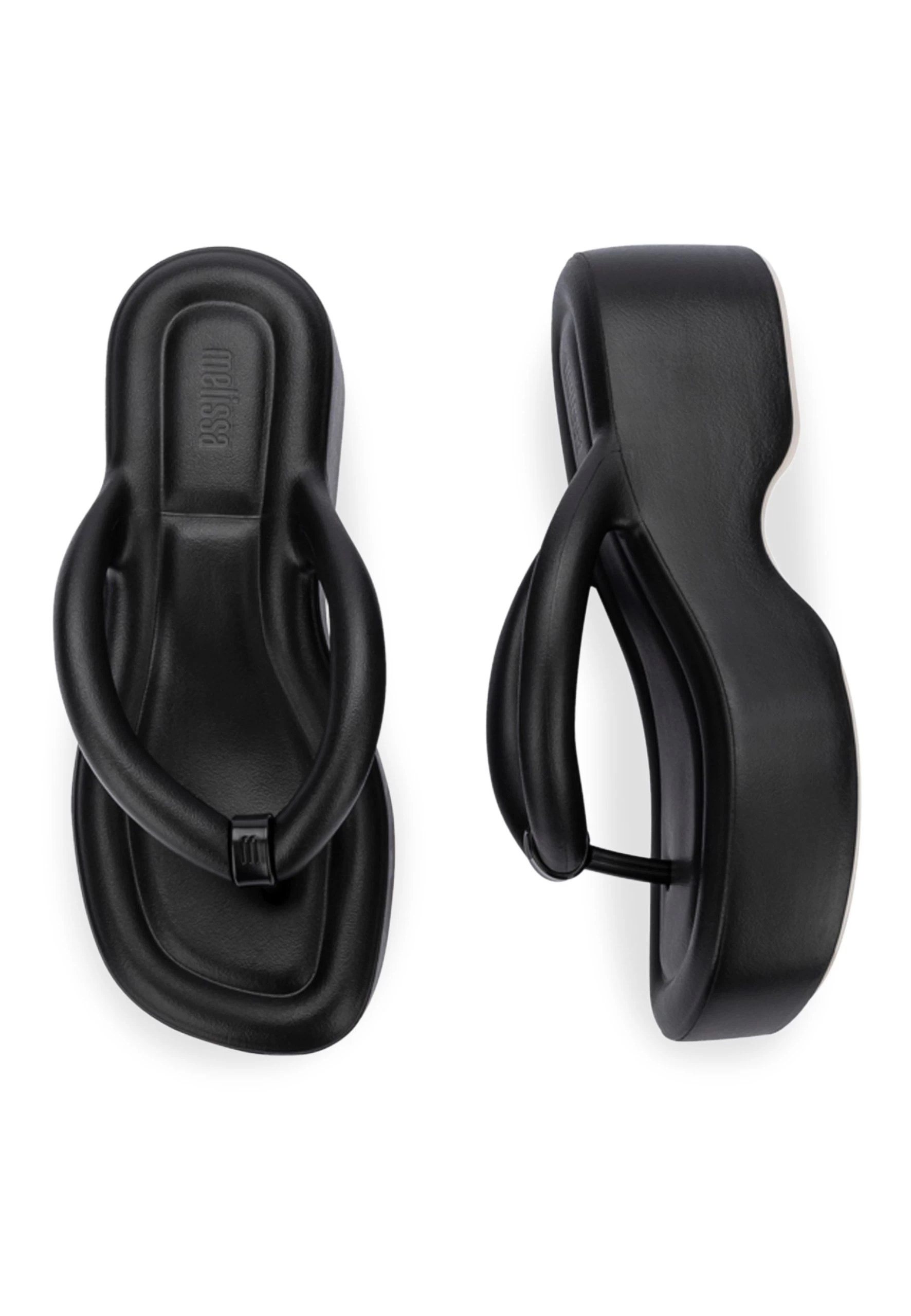 Melissa Way Slide - Tongs - Black – Image 3