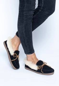 Minnetonka Alpinesheepskinmoc - Mocassins - Black