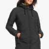 Roxy Better Weather Länger Geschnittene - Manteau D'Hiver - Black