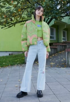 Obey Clothing Wavy Amber Puffer - Veste D'Hiver - Algae Green Multi