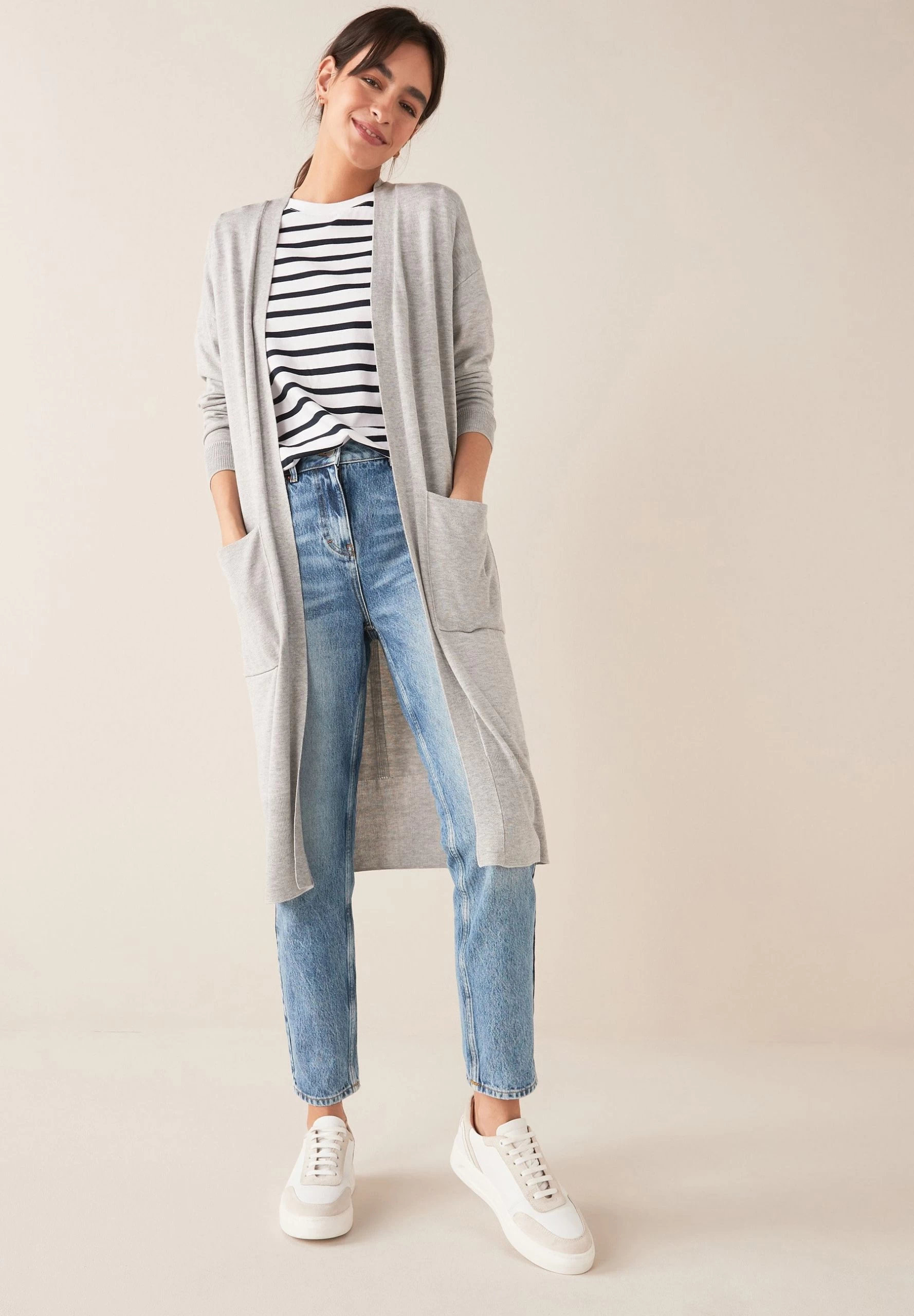 Next Longline - Gilet - Grey