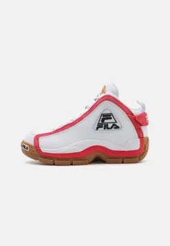 Fila Grant Hill Euro Basket Mid Unisex - Baskets Montantes - White/Red