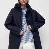PULL & BEAR Parka - Dark Blue