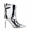 Glam - Bottines À Talons Hauts - Metallic Silver