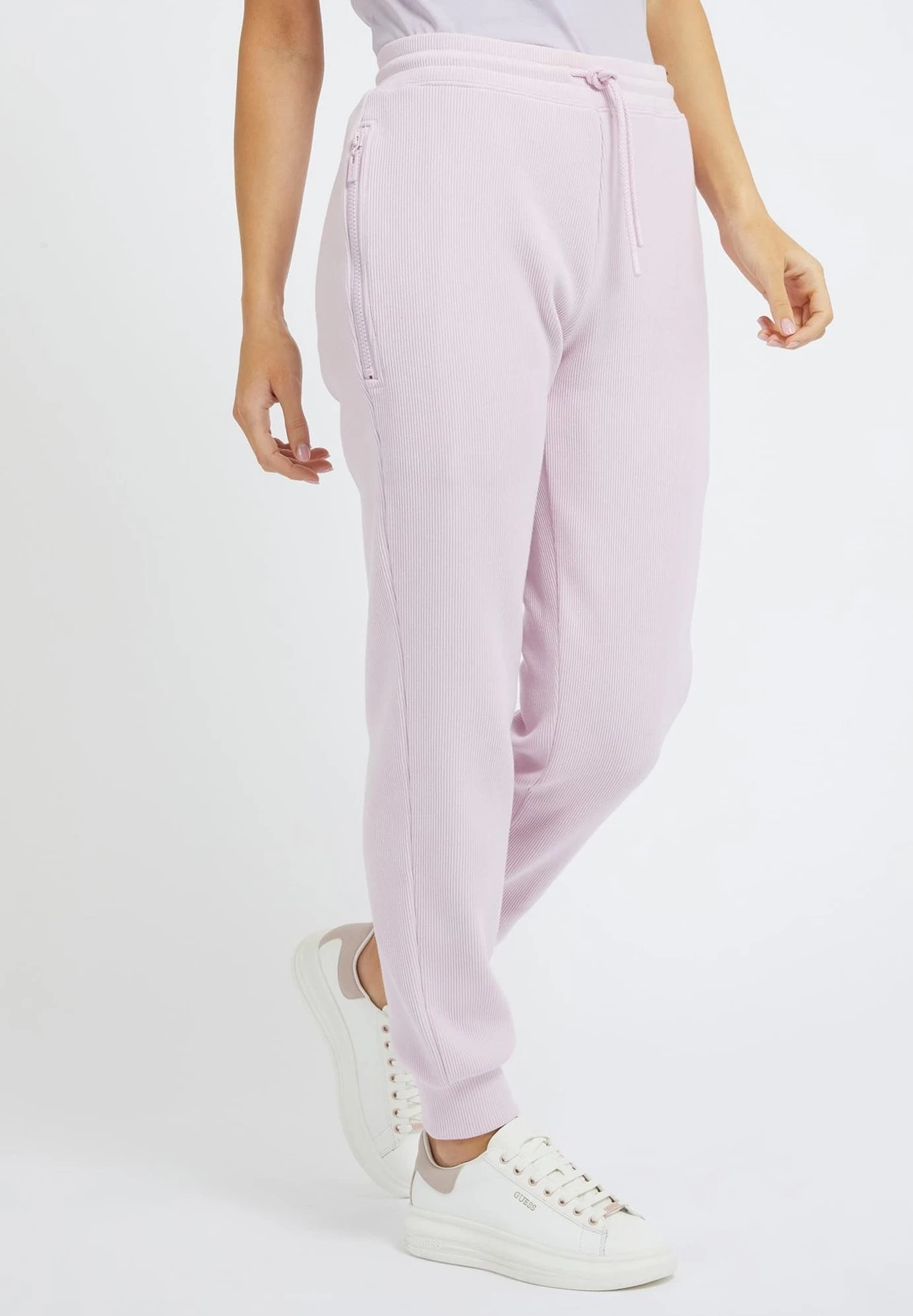 Guess Jogging Met Logo Op De Zijkant - Pantalon De Survêtement - Lila