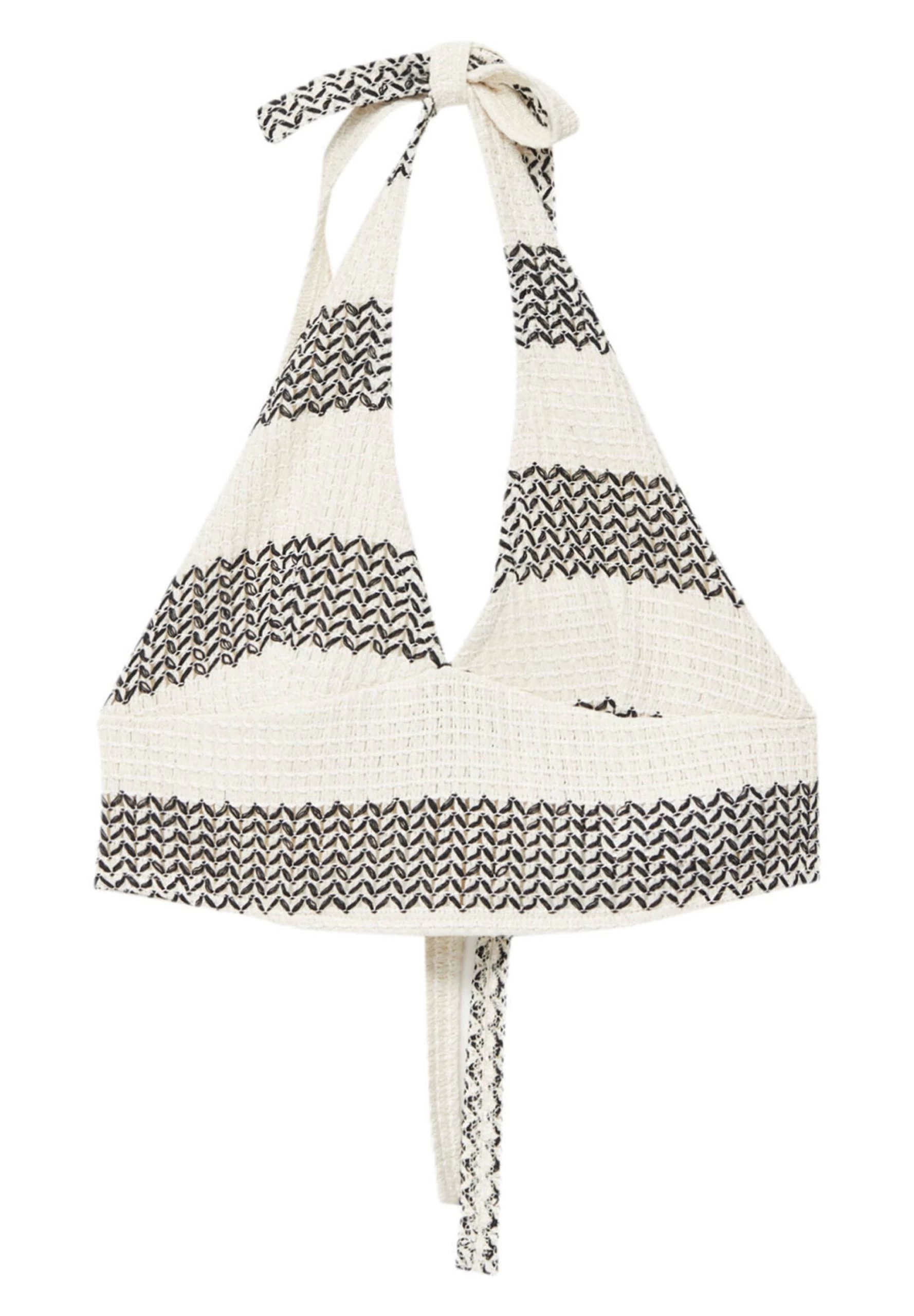 PULL & BEAR Crochet-Crop - Débardeur - Beige – Image 5