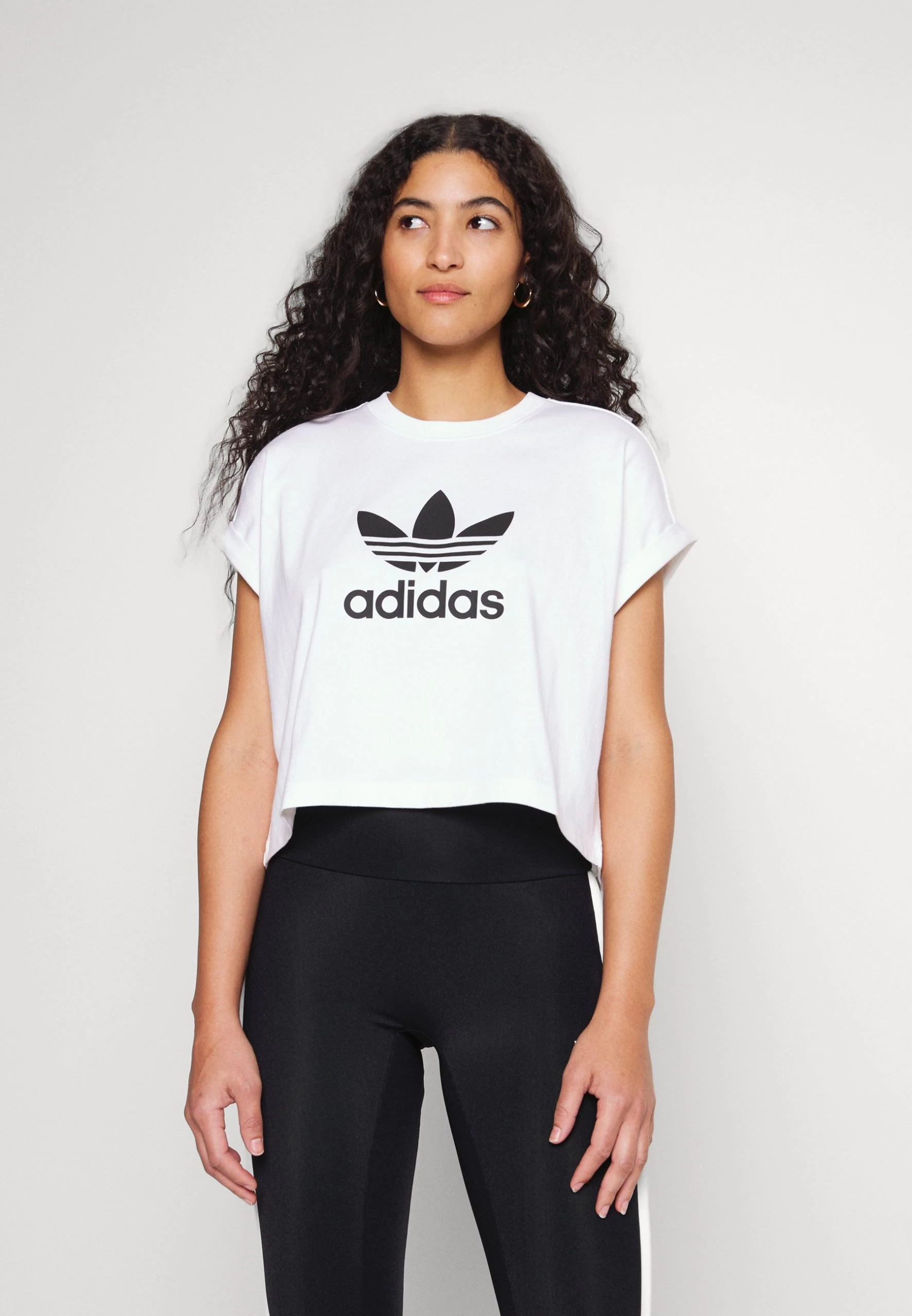 Adidas Originals Short Tee - T-Shirt Imprimé - White – Image 3