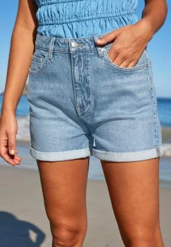 Next Comfort Stretch - Short En Jean - Mid Blue