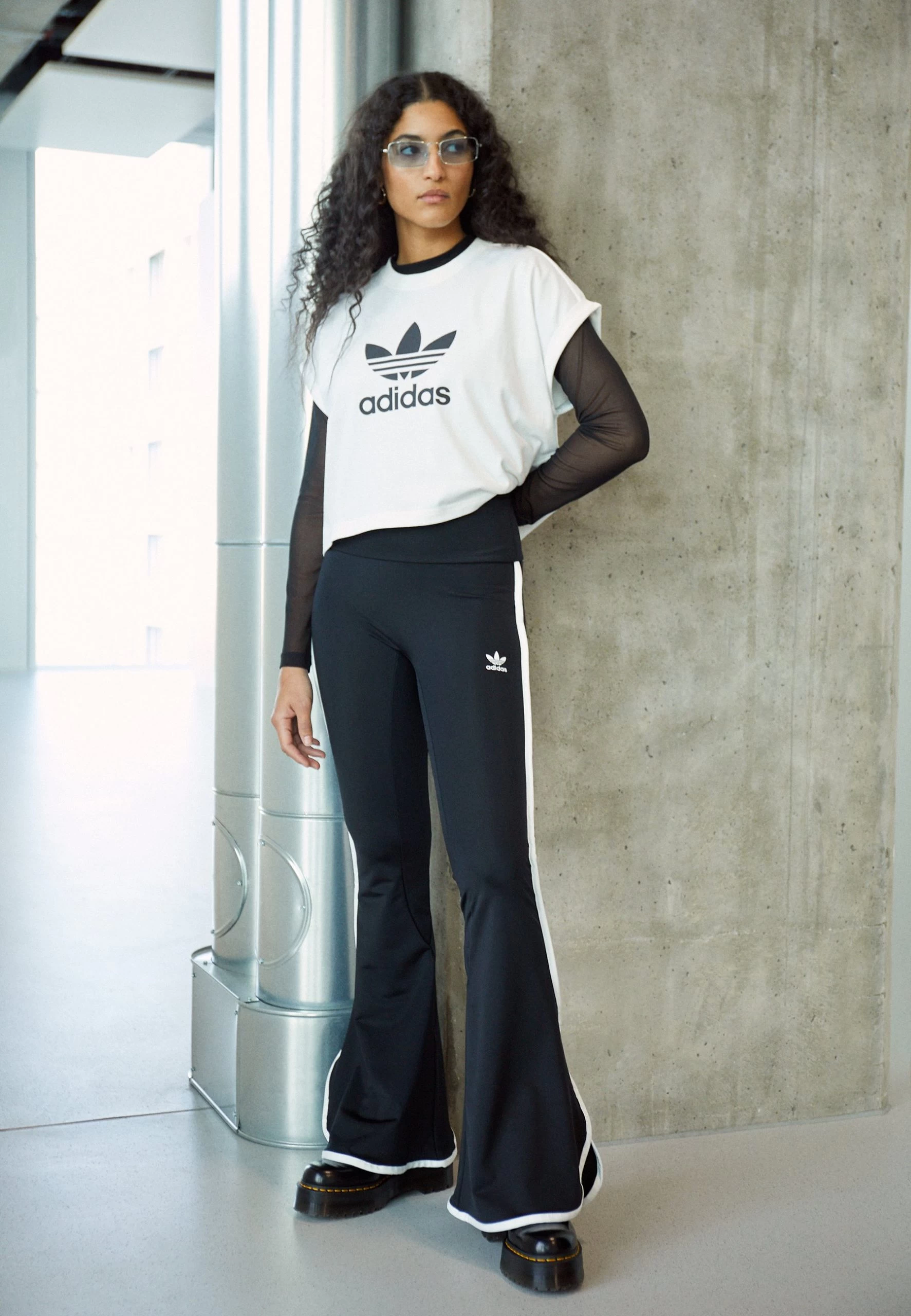 Adidas Originals Short Tee - T-Shirt Imprimé - White – Image 2