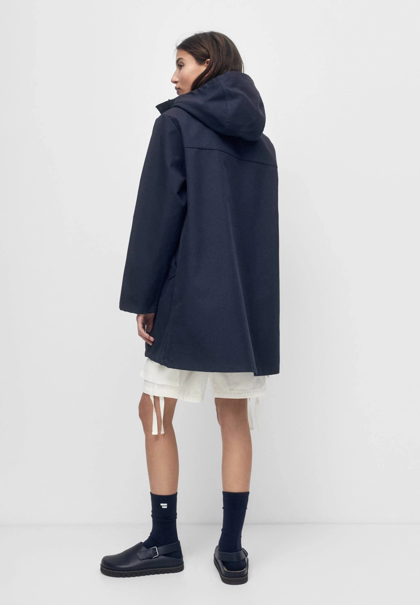 PULL & BEAR Parka - Dark Blue – Image 3
