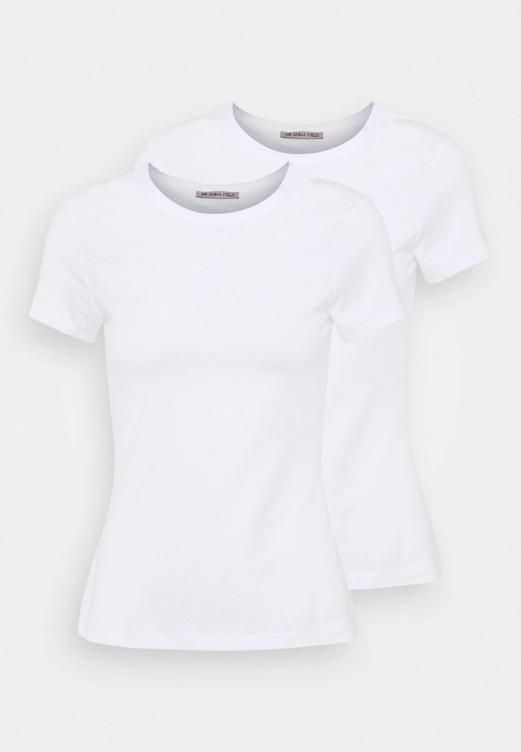 Anna Field 2 Pack - T-Shirt Basique - White – Image 6