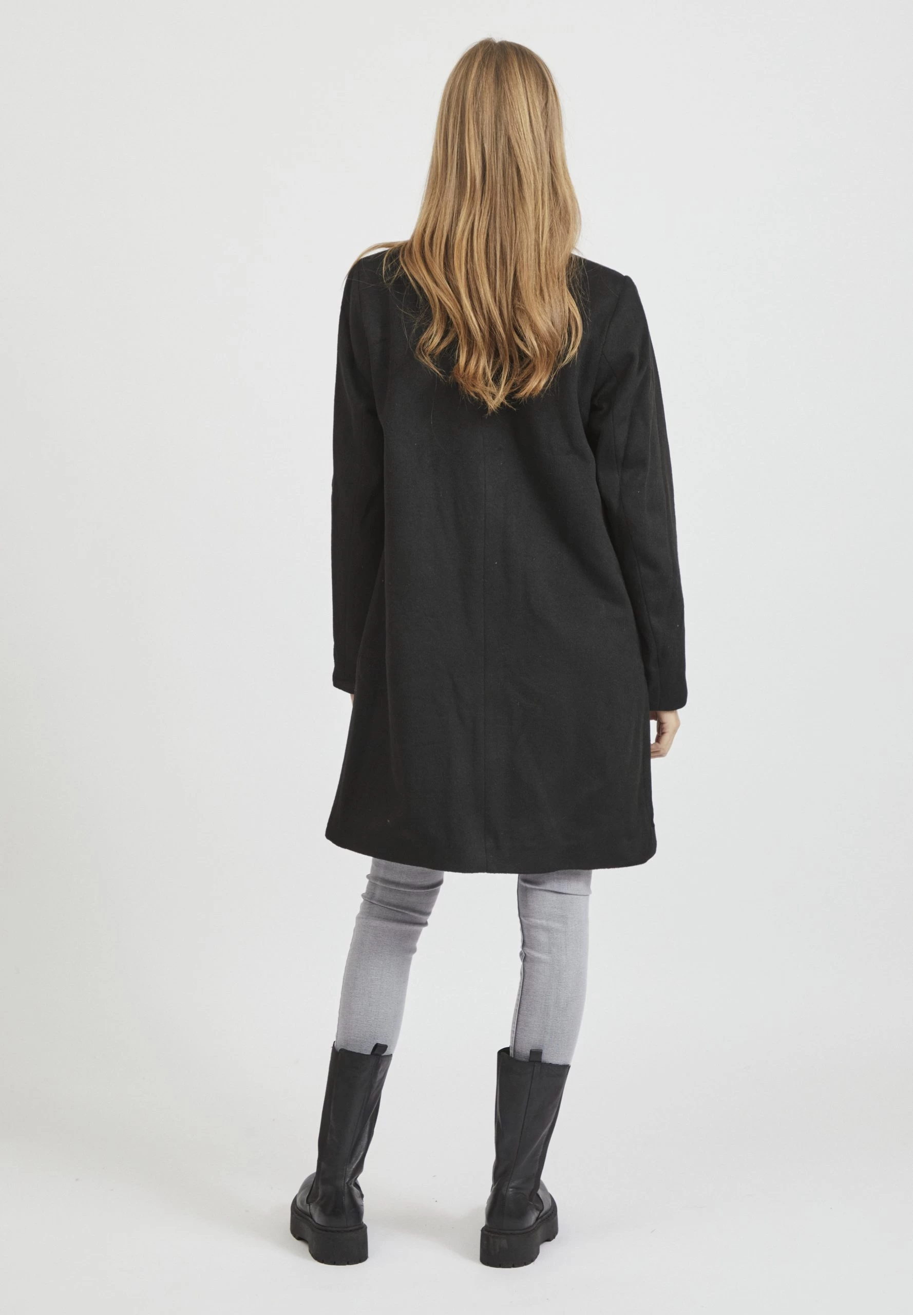 Vila Vileovita Coat - Manteau Classique - Black – Image 3