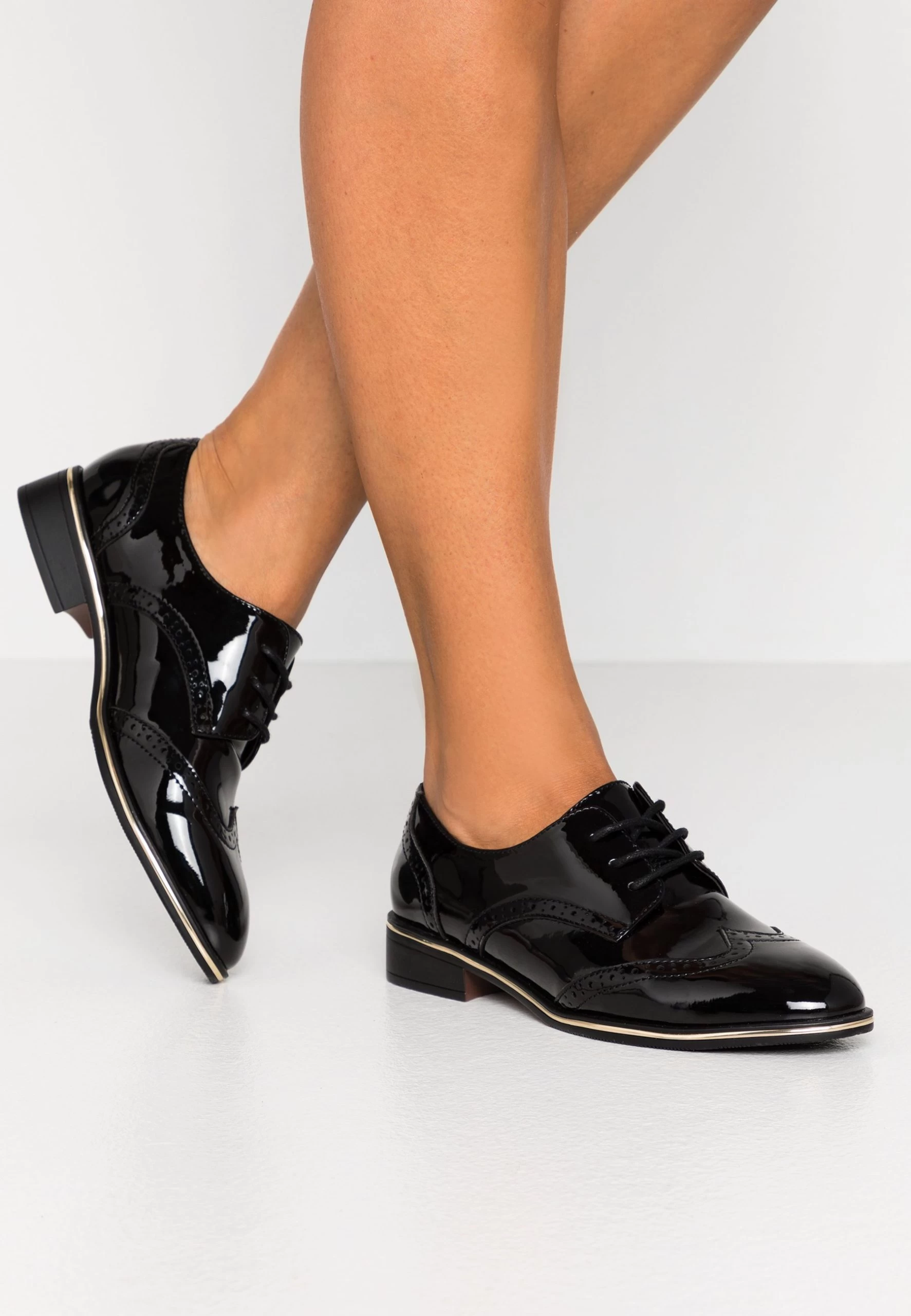 Anna Field Derbies - Black
