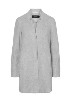 Vero Moda Manteau Court - Light Grey Melange