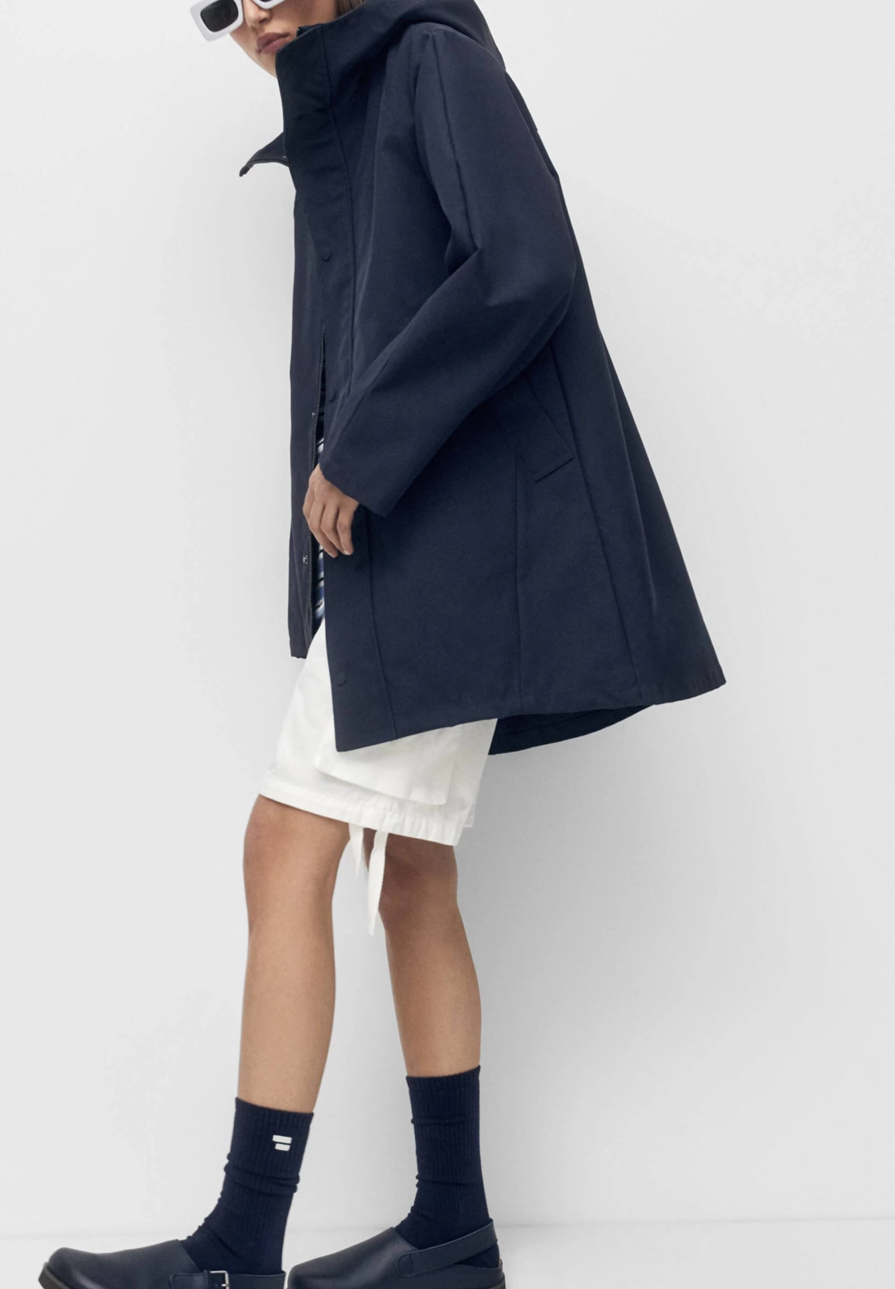 PULL & BEAR Parka - Dark Blue – Image 5