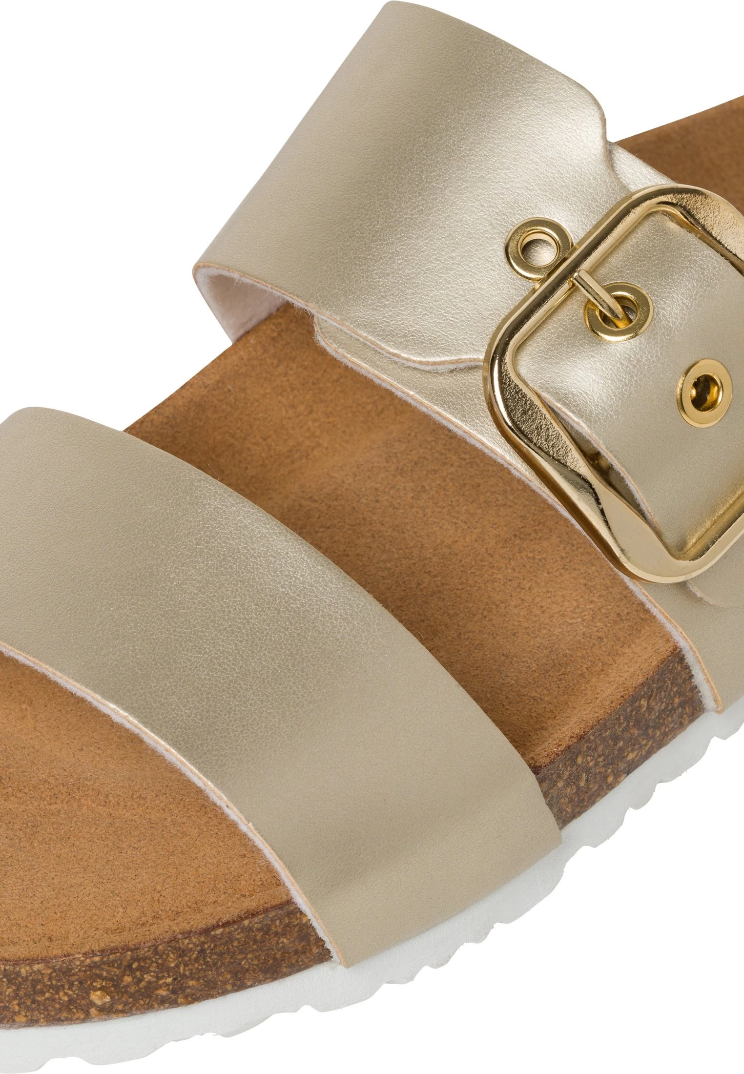 Tamaris Mules - Light Gold – Image 4